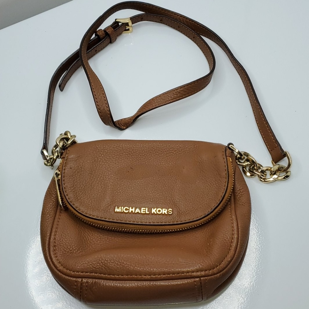 Michael Kors Bedford Flap In 32s4gbfc2l Luggage - Picture 5 of 7